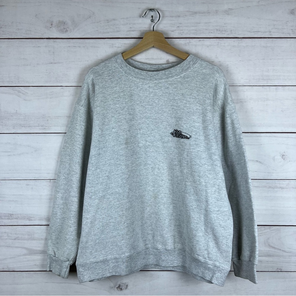 Vintage 1990s No Fear Embroidered Sweatshirt Medium
